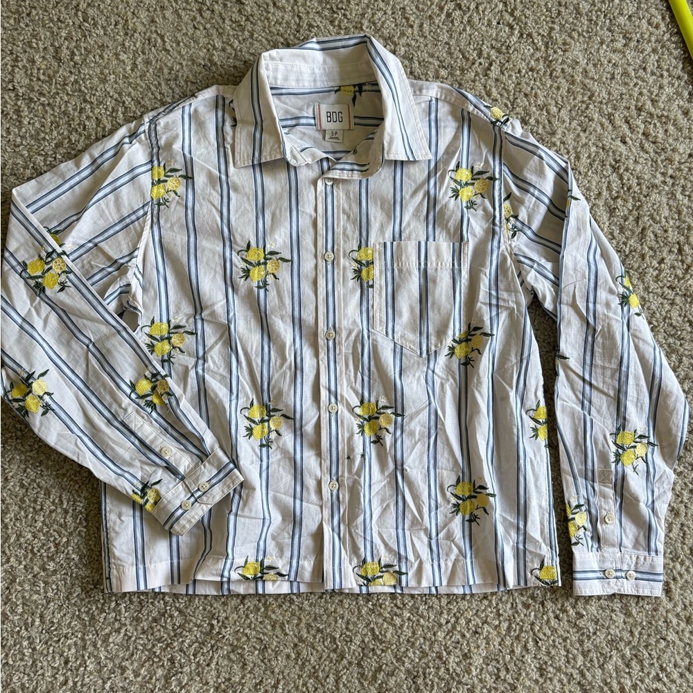 BDG Striped Shirt with Lemons